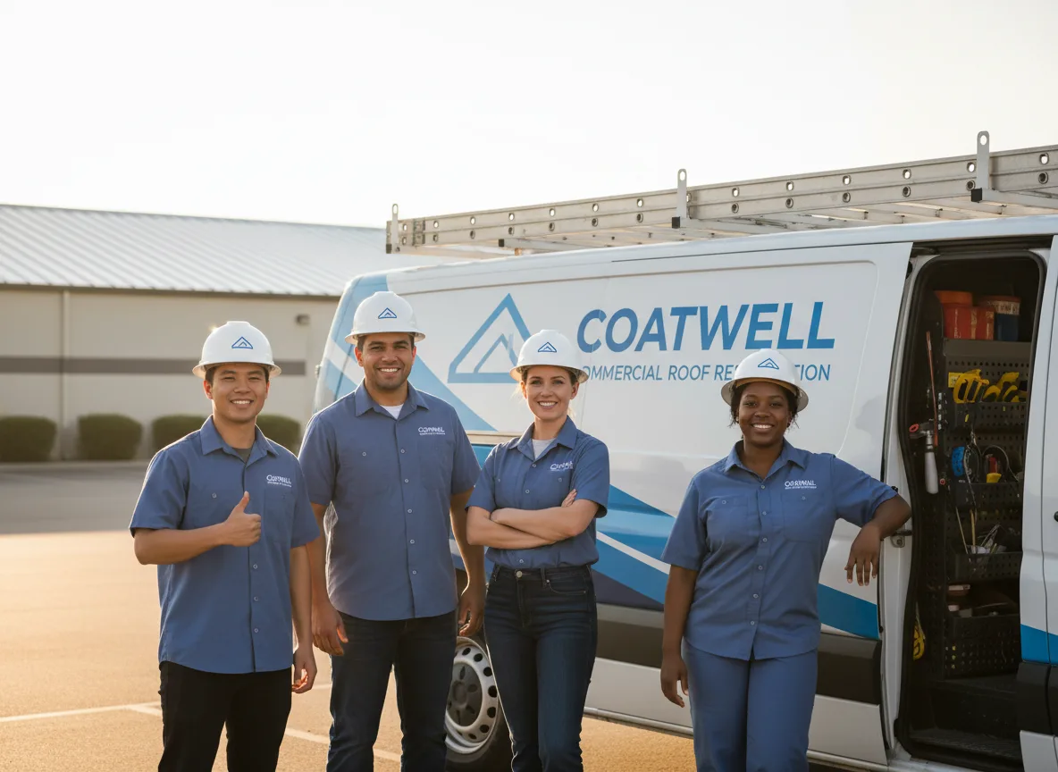 Commercial roof coating company in Farley, IA